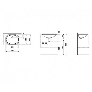 Laufen Birova H8111910000001 Раковина