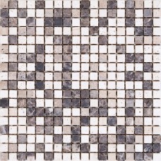 Мозаика MOZAICO DE LUX K-MOS TRAVERTINO MIX EMPERADOR (15X15)