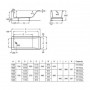 Roca Easy A248196000 Ванна прямокутна 150x70