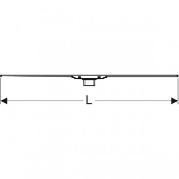 Geberit CleanLine 154.450.KS.1 Накладка для душового каналу (L30-90 см.)