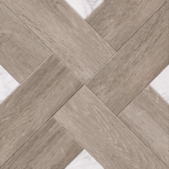 Golden Tile Marmo Wood Cross Темно-Бежевый 4Vн870 400X400