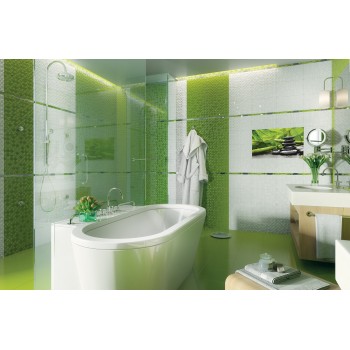 Плитка Golden Tile Relax Зеленый 494061 250x400x8