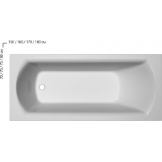 Ванная прямоугольная Ravak Domino Ii XAU0000036 150х70 см.