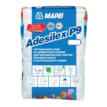 Клей для плитки Mapei Adesilex P9 WH/5кг (білий)