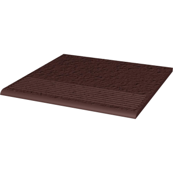 Paradyz Natural Brown Str Stopnica Prosta 300X300