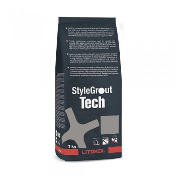 Затирка для плитки Litokol Stylegrout Tech 0-20 SILVER 3 сильвер 3кг.