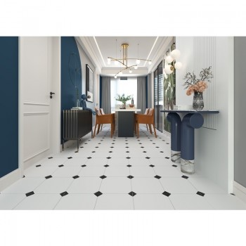 Плитка Ceramica Deseo Betera Black-White 580x580x10