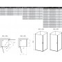 Душевая кабина Ravak Chrome 1QV70C01Z1 CRV1-90 Transparent (половина)