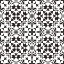 Плитка Almera Ceramica Pris.Pre. Hampton Black 450x450