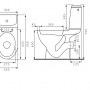 Cersanit Eko 16 E011 3/6л Унітаз компакт + кришка поліпропілен