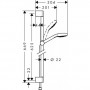 Душевой набор HANSGROHE Croma Select E Multi 26580400