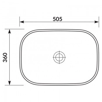 Cersanit Moduo K116-050 Раковина 50х36 см.