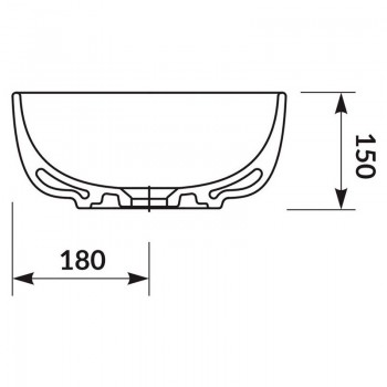 Cersanit Moduo K116-050 Раковина 50х36 см.