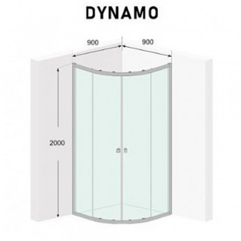 Душова кабіна Liberta Dynamo 90х90 см.