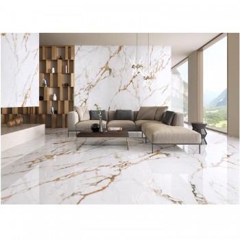 Плитка Itt Ceramic Calacatta Gold Polished 6Mm 3000x1200