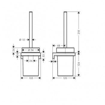 Hansgrohe Addstoris 41752670 Ершик