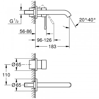 Змішувач для раковини Grohe Essence 29192001