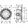 Hansgrohe Ibox 01800180 Прихована частина змішувача