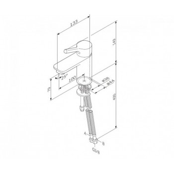 Am Pm X-Joy F85B02122 Смеситель для раковины