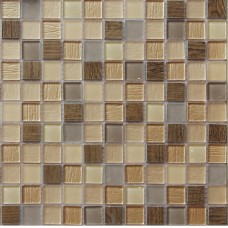 Мозаика Mozaico De Lux S-Mos Hs4162-011A-4 Light Wood 300X300