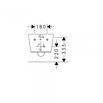 Унитаз подвесной Hansgrohe Elupura 60194450 rimless