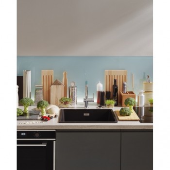 Кухонная мойка FRANKE MARIS MRG 610-52 черная матовая, врезной монтаж (114.0668.906) 560х440 мм.