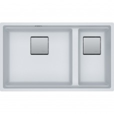 Кухонная мойка FRANKE KUBUS 2 KNG 120 белая (125.0517.124) 760х460 мм.