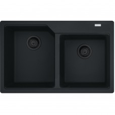 Кухонная мойка FRANKE URBAN UBG 620-78 оборотная, черная матовая (114.0699.237) 780х500 мм.