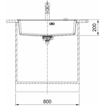 Кухонна мийка FRANKE MARIS MRG 610-72 TL біла, врізний монтаж (114.0661.771) 760х510 мм.