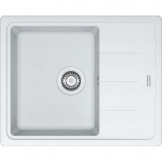 Кухонна мийка FRANKE BASIS BFG 611-62 оборотна, біла (114.0272.599) 620х500 мм.