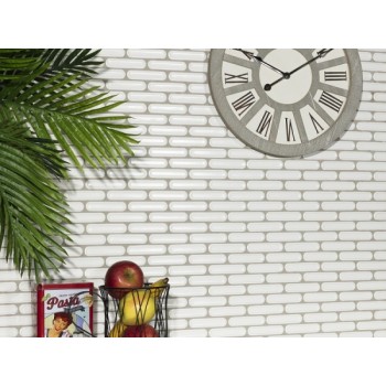 Мозаика Intermatex Dublin White Gloss 306x300