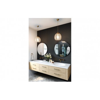 Kotto Ceramica Hexagon H 6021 Black Mat 295x295
