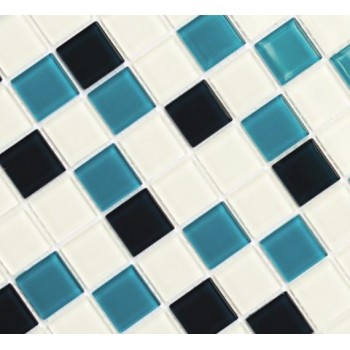 Мозаика Kotto Ceramica GM 4021 C3 Cerulean D-Cerulean M-White 300x300