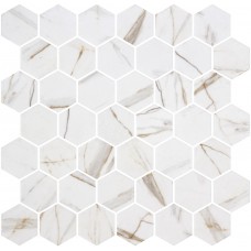 Onix Hex xl Calacatta Gold Matte (Blister) 286x284