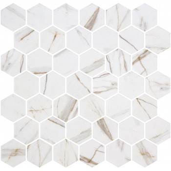 Onix Hex xl Calacatta Gold Matte (Blister) 286x284