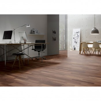 Паркетна дошка Ter Hurne U10 256 Walnut 3-Strip, Balanced, Lacquered 2390x200