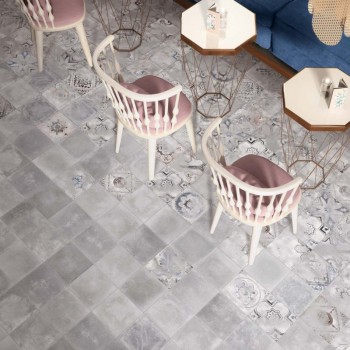 Плитка Abk Play Re-Used Mix Grey (PF60003480) 200x200
