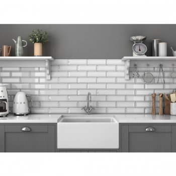 Almera Ceramica Frame White 225X75