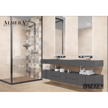 Плитка Almera Ceramica Relieve Crease Maverick 1000x327