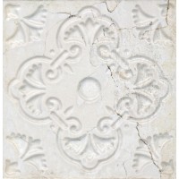 Плитка Aparici Aged White Ornato 200x200