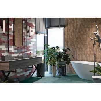 Плитка Aparici Uptown White Toki 74x297.5x8.5