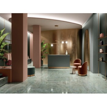 Плитка Ariana Ceramica 0005362 Nobile Emerald Green Lux 1200x600