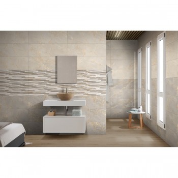 Плитка Ceramica Deseo Versace Crema 900x300