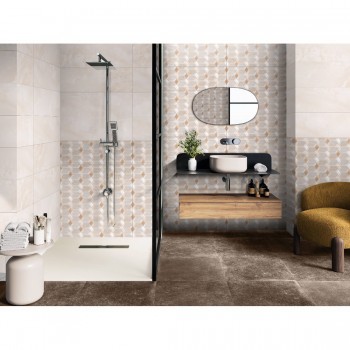 Плитка Ceramica Deseo Violeta Crema 900x300