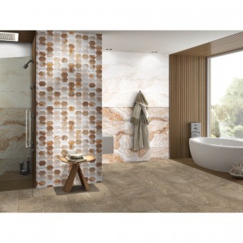 Плитка Ceramica Deseo Arabesque Beige Decor 900x300