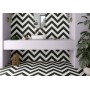Плитка Ceramica Deseo Ec. Zebra Black-White 223x223x9