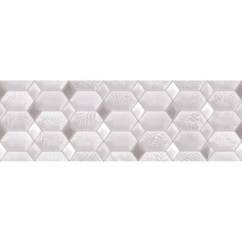 Плитка Ceramica Deseo Violeta Silver Decor 900x300