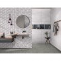 Плитка Ceramica Deseo Violeta Silver Decor 900x300