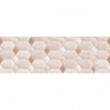 Плитка Ceramica Deseo Violeta Crema Decor 900x300