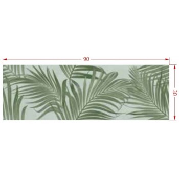 Плитка Ceramika Color Spettacolo Decoro Foliage Salvia Rett (SCP009) 900x300